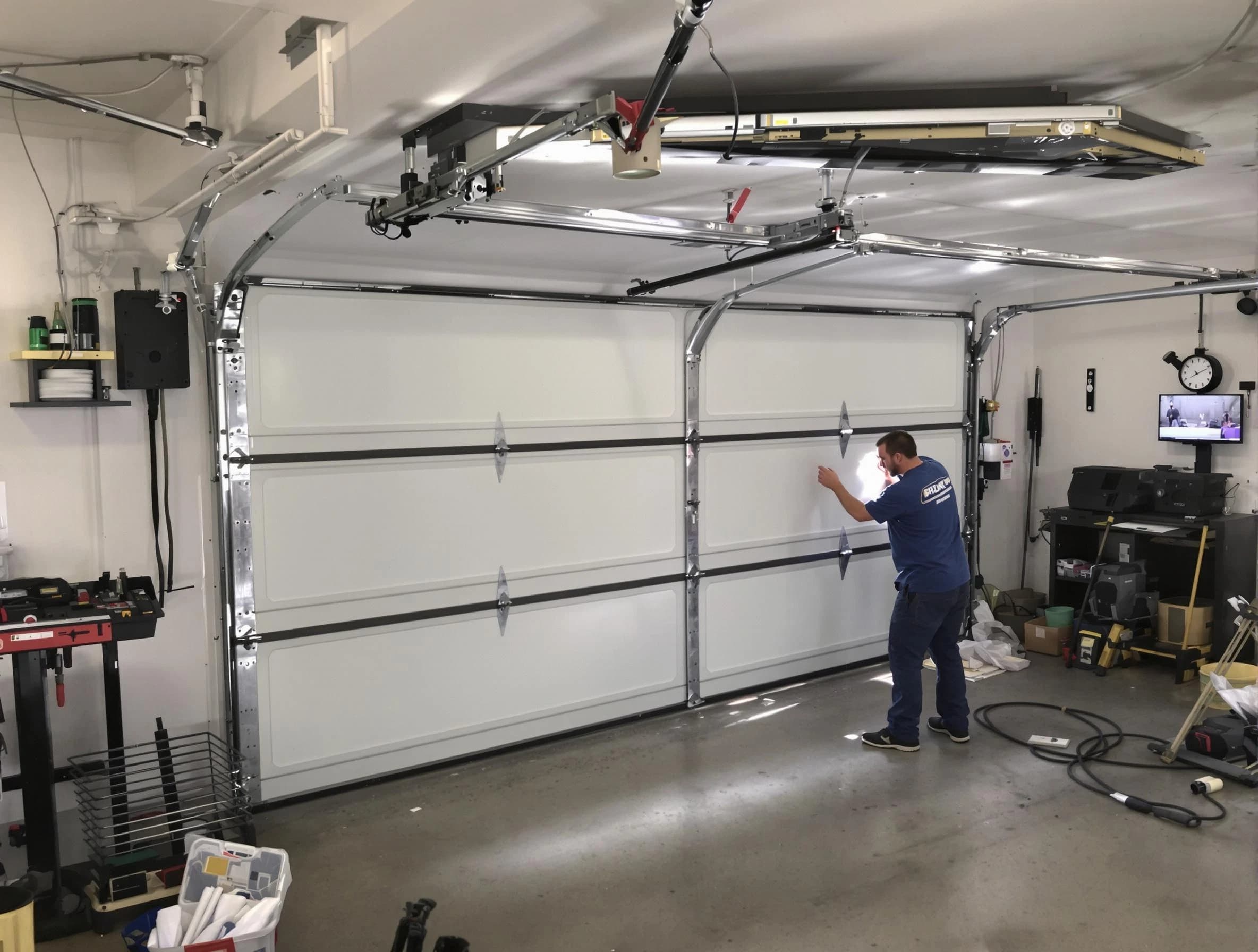 Professional garage door repair service by Los Chaves Garage Door Repair in Los Chaves