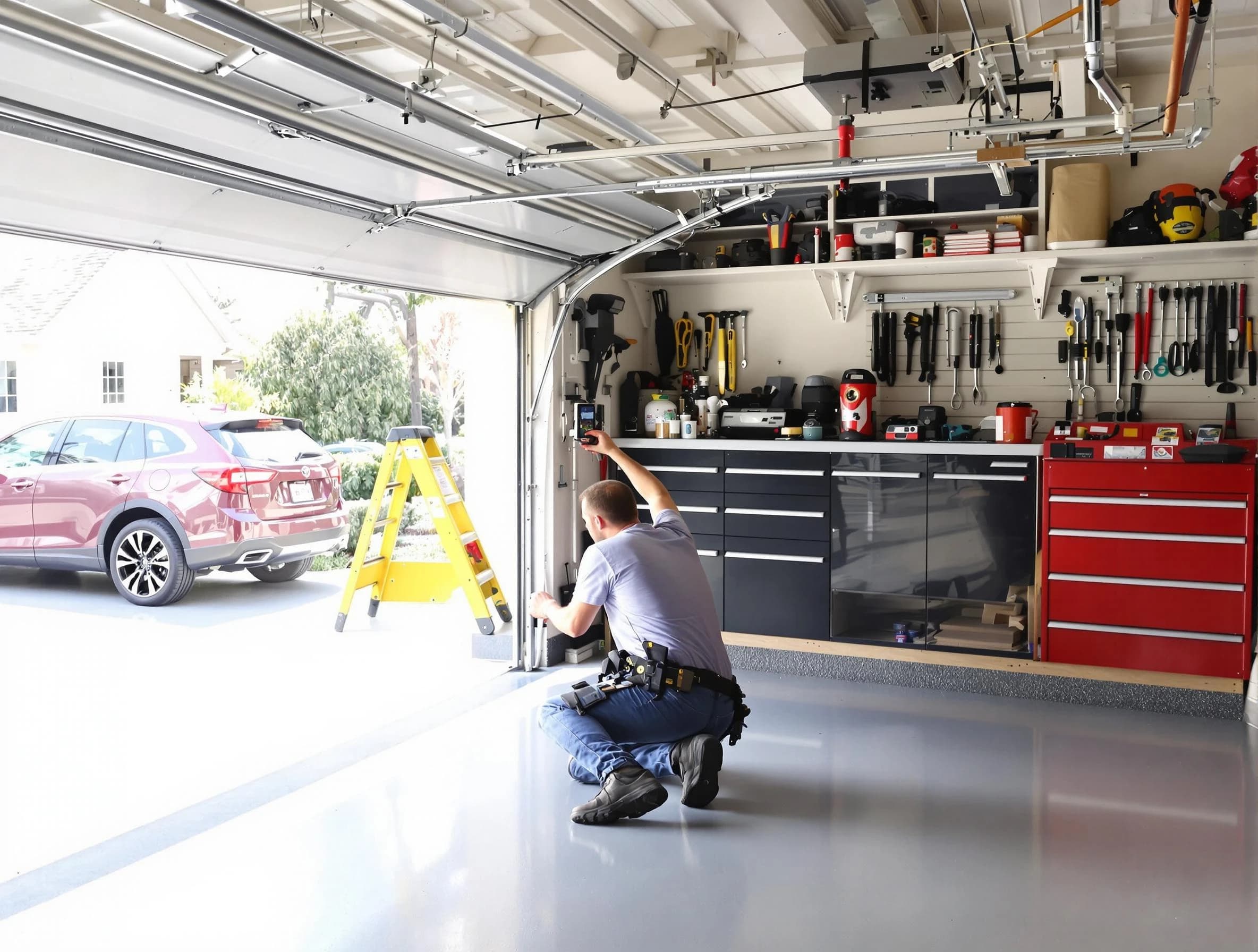 Local garage door repair service by Los Chaves Garage Door Repair in Los Chaves