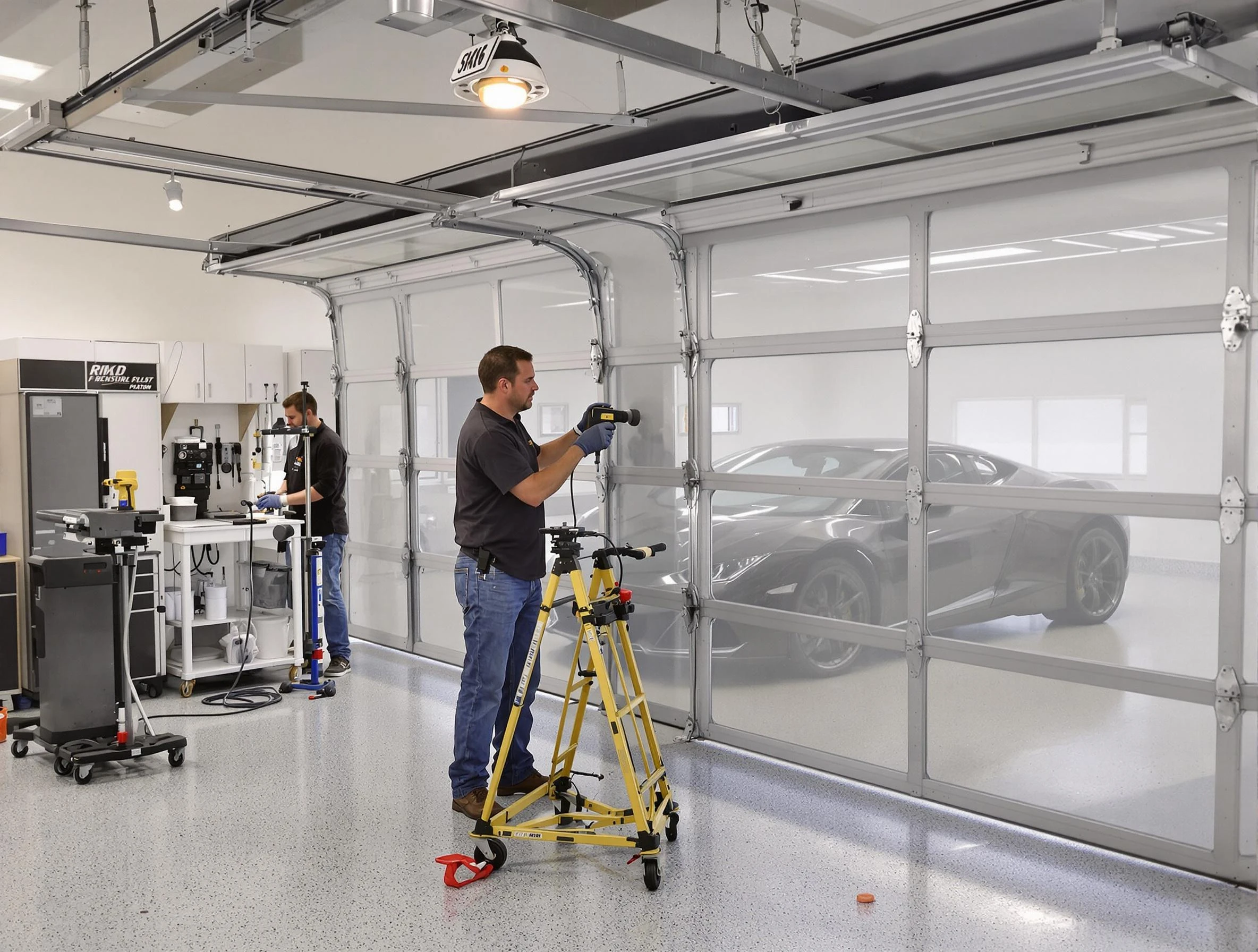 Garage Door Dents Repair in Los Chaves