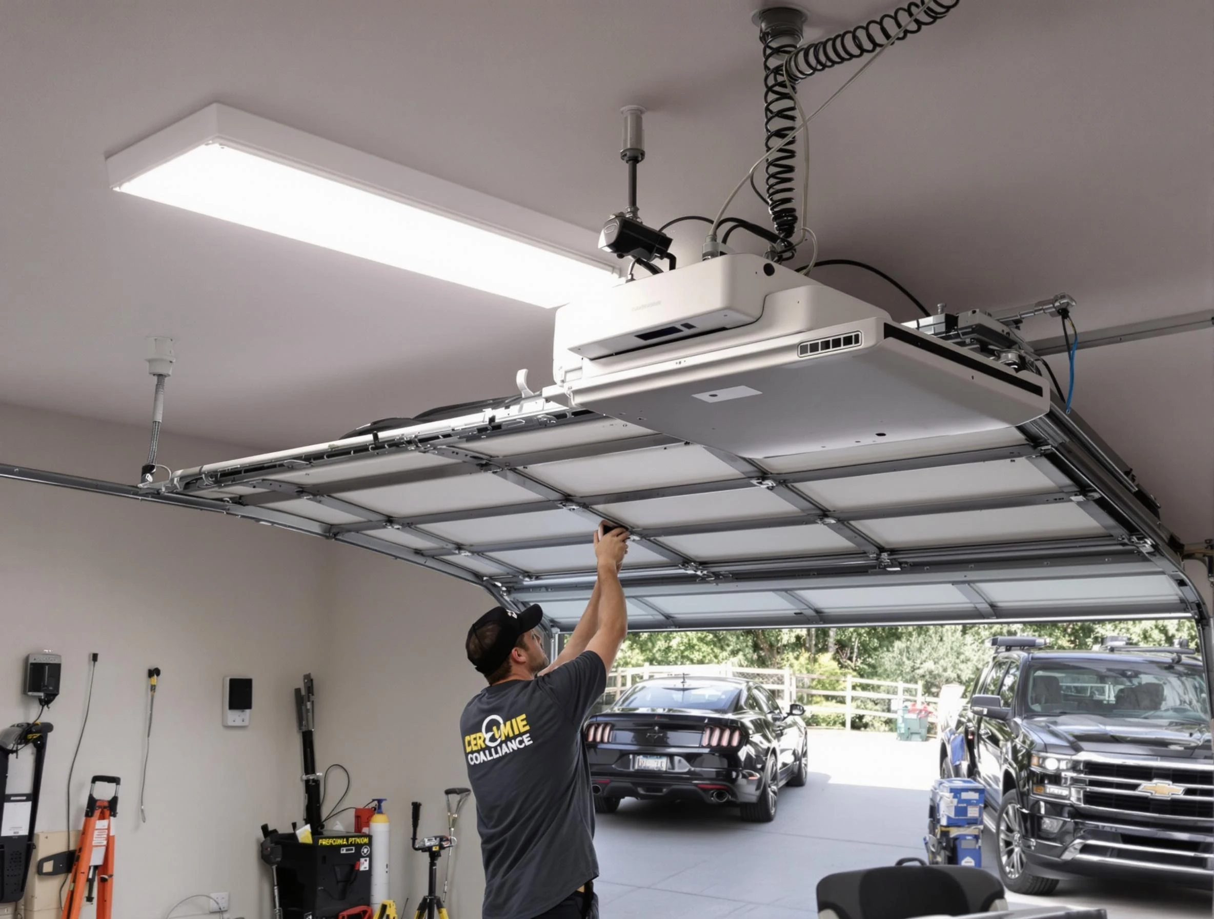Garage Door Opener Installation in Los Chaves