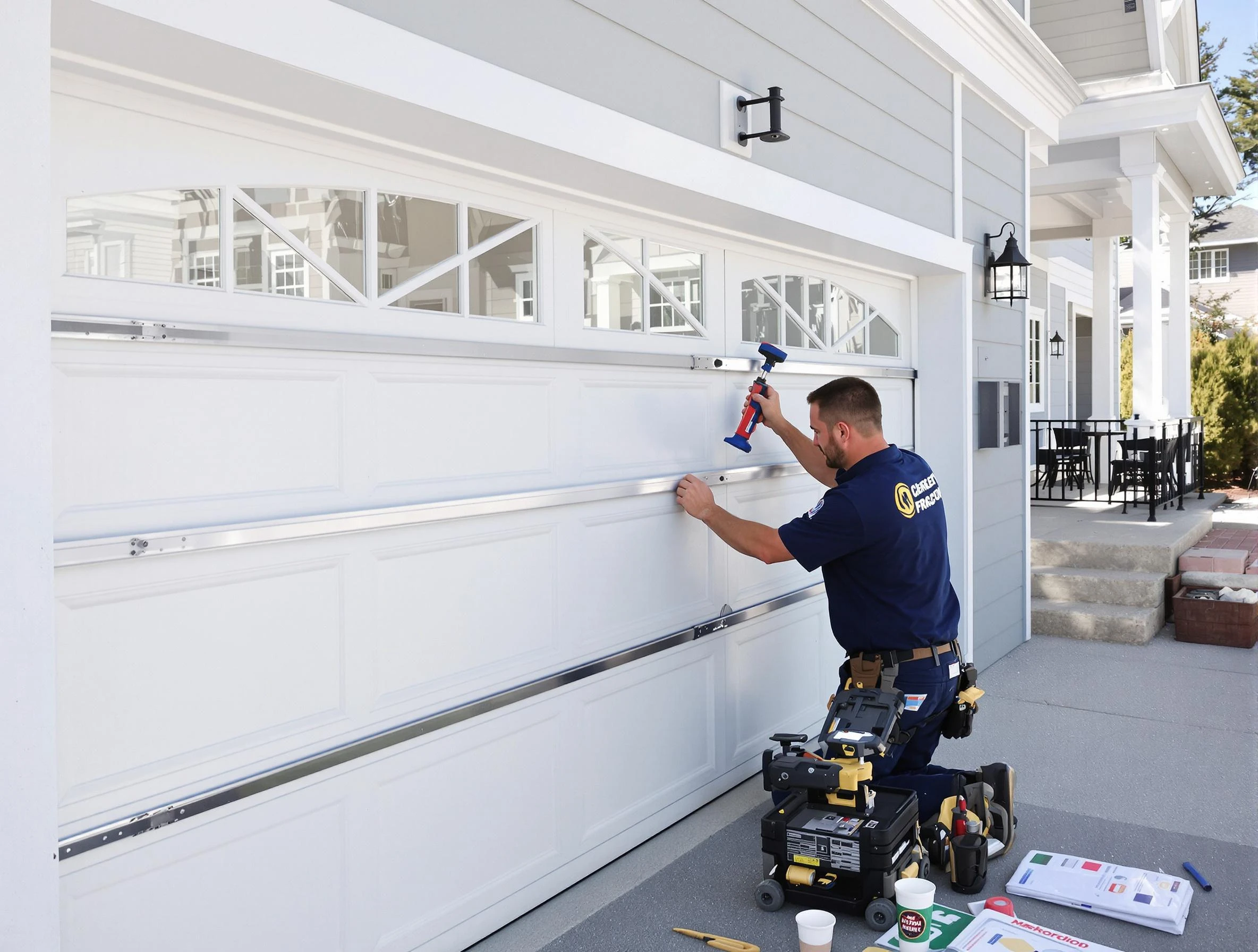 Professional garage door installation by Los Chaves Garage Door Repair in Los Chaves