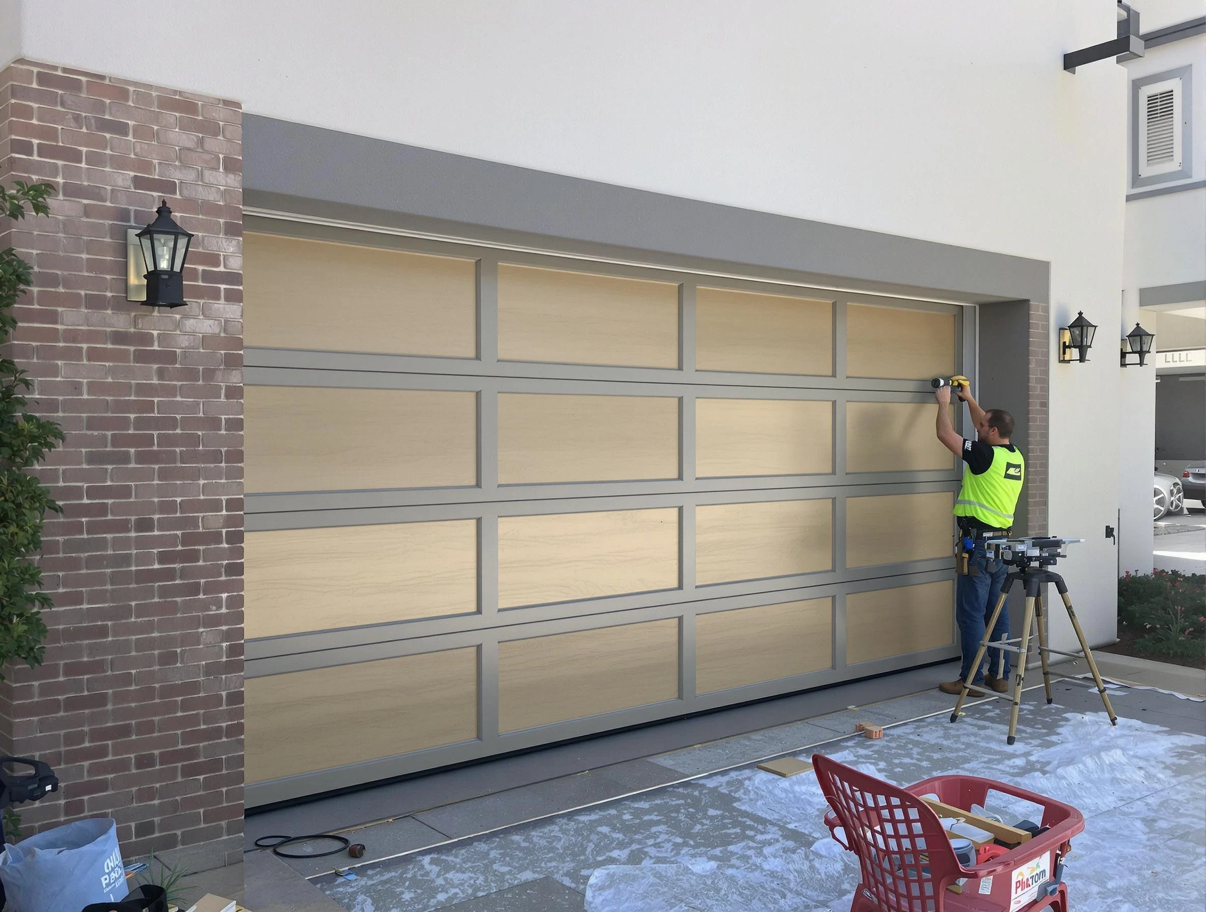 Garage door replacement service by Los Chaves Garage Door Repair in Los Chaves