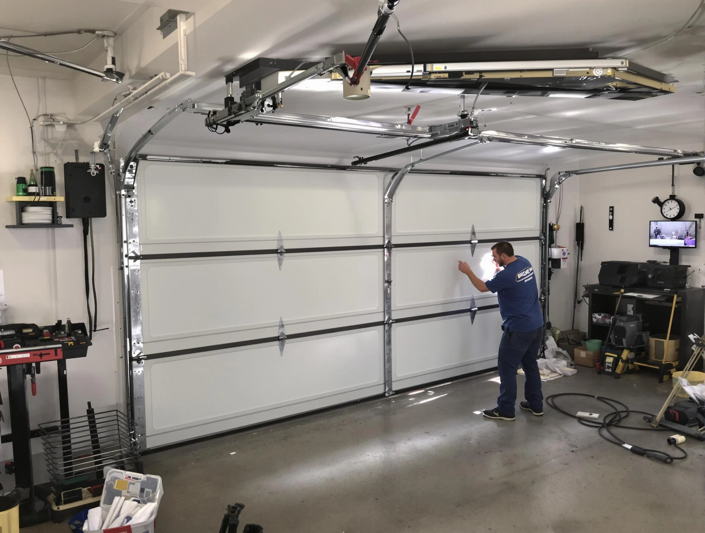 Professional garage door repair service by Los Chaves Garage Door Repair in Los Chaves